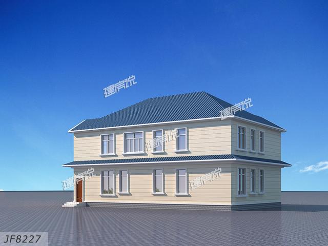 占地180平二層田園風(fēng)別墅設(shè)計(jì)圖，30萬以內(nèi)建成，一點(diǎn)也不比城里的差。