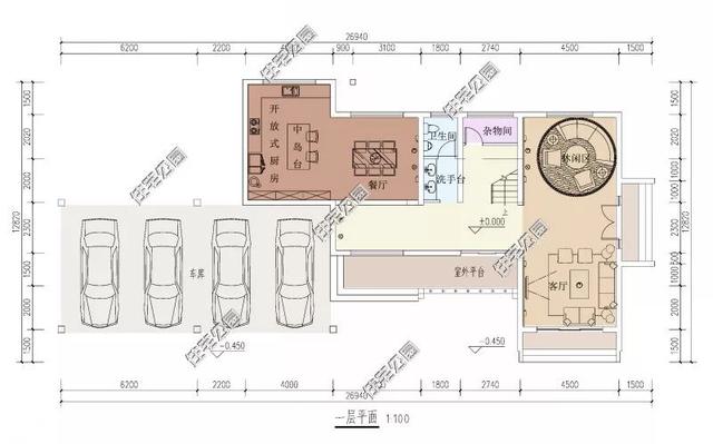 精選22套農(nóng)村別墅設(shè)計(jì)圖，帶半開(kāi)放式車(chē)庫(kù)，隨便建一棟，十里八鄉(xiāng)的人都繞路來(lái)看。