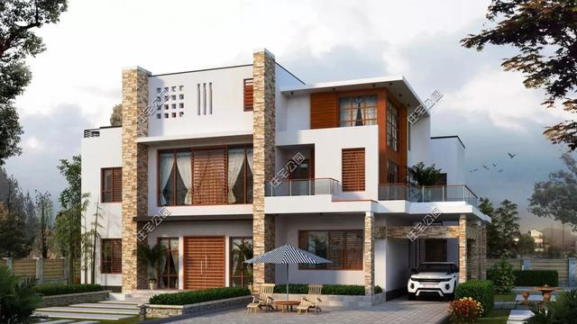 精選22套農(nóng)村別墅設(shè)計(jì)圖，帶半開(kāi)放式車(chē)庫(kù)，隨便建一棟，十里八鄉(xiāng)的人都繞路來(lái)看。