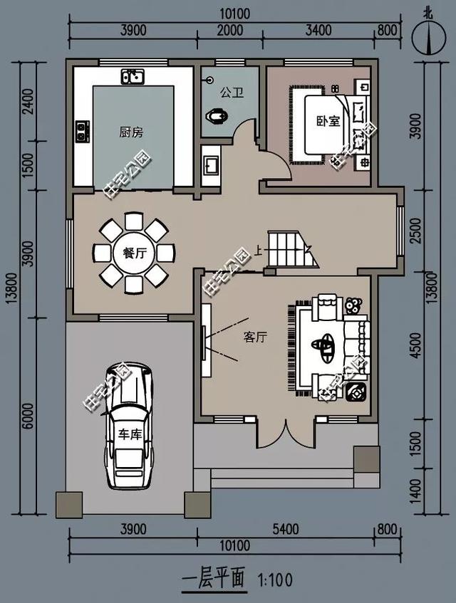 精選22套農(nóng)村別墅設(shè)計(jì)圖，帶半開(kāi)放式車(chē)庫(kù)，隨便建一棟，十里八鄉(xiāng)的人都繞路來(lái)看。