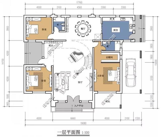 精選22套農(nóng)村別墅設(shè)計(jì)圖，帶半開(kāi)放式車(chē)庫(kù)，隨便建一棟，十里八鄉(xiāng)的人都繞路來(lái)看。