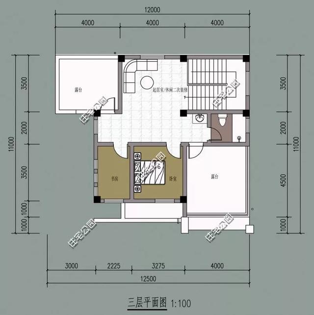 精選22套農(nóng)村別墅設(shè)計(jì)圖，帶半開(kāi)放式車(chē)庫(kù)，隨便建一棟，十里八鄉(xiāng)的人都繞路來(lái)看。