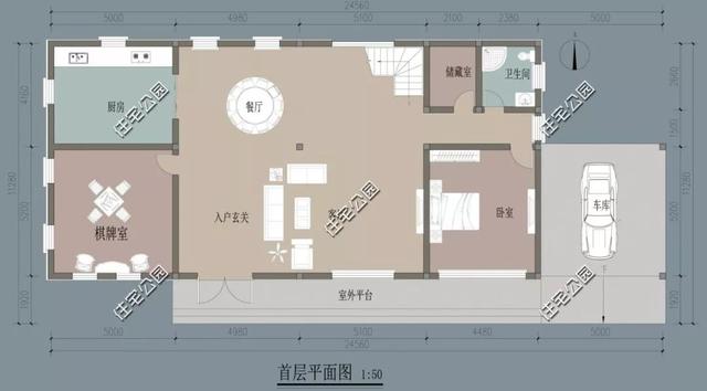 精選22套農(nóng)村別墅設(shè)計(jì)圖，帶半開(kāi)放式車(chē)庫(kù)，隨便建一棟，十里八鄉(xiāng)的人都繞路來(lái)看。