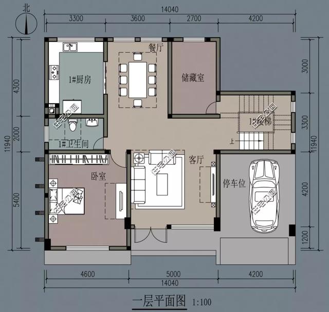 精選22套農(nóng)村別墅設(shè)計(jì)圖，帶半開(kāi)放式車(chē)庫(kù)，隨便建一棟，十里八鄉(xiāng)的人都繞路來(lái)看。