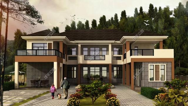 精選22套農(nóng)村別墅設(shè)計(jì)圖，帶半開(kāi)放式車(chē)庫(kù)，隨便建一棟，十里八鄉(xiāng)的人都繞路來(lái)看。