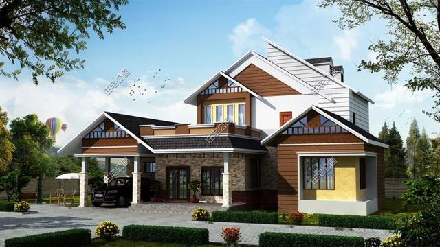 精選22套農(nóng)村別墅設(shè)計(jì)圖，帶半開(kāi)放式車(chē)庫(kù)，隨便建一棟，十里八鄉(xiāng)的人都繞路來(lái)看。