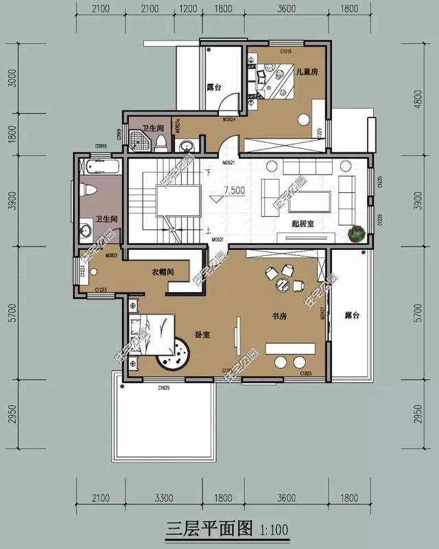精選22套農(nóng)村別墅設(shè)計(jì)圖，帶半開(kāi)放式車(chē)庫(kù)，隨便建一棟，十里八鄉(xiāng)的人都繞路來(lái)看。