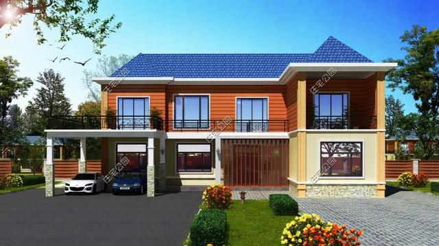 精選22套農(nóng)村別墅設(shè)計(jì)圖，帶半開(kāi)放式車(chē)庫(kù)，隨便建一棟，十里八鄉(xiāng)的人都繞路來(lái)看。