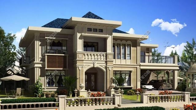 精選22套農(nóng)村別墅設(shè)計(jì)圖，帶半開(kāi)放式車(chē)庫(kù)，隨便建一棟，十里八鄉(xiāng)的人都繞路來(lái)看。