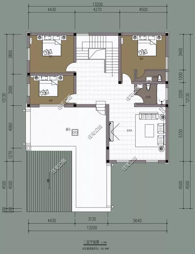 精選22套農(nóng)村別墅設(shè)計(jì)圖，帶半開(kāi)放式車(chē)庫(kù)，隨便建一棟，十里八鄉(xiāng)的人都繞路來(lái)看。