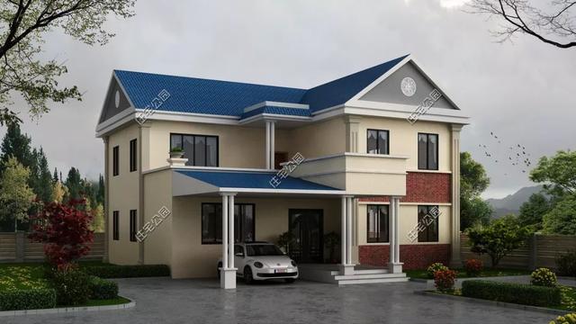 精選22套農(nóng)村別墅設(shè)計(jì)圖，帶半開(kāi)放式車(chē)庫(kù)，隨便建一棟，十里八鄉(xiāng)的人都繞路來(lái)看。