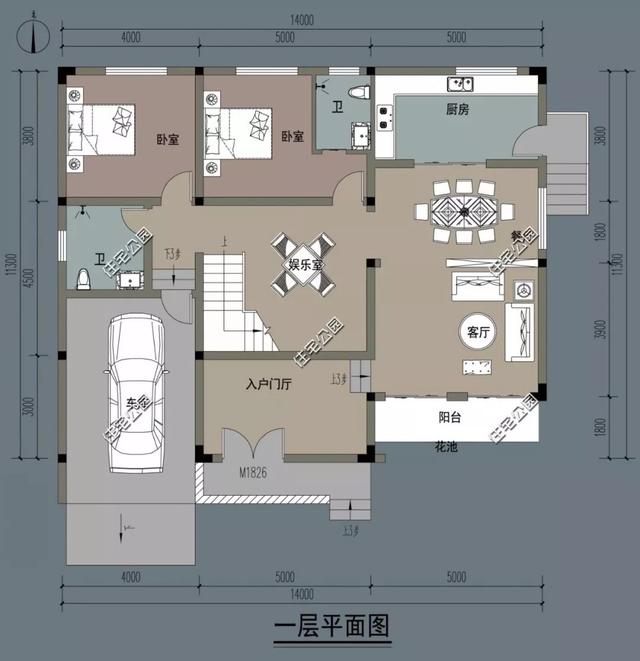 精選22套農(nóng)村別墅設(shè)計(jì)圖，帶半開(kāi)放式車(chē)庫(kù)，隨便建一棟，十里八鄉(xiāng)的人都繞路來(lái)看。