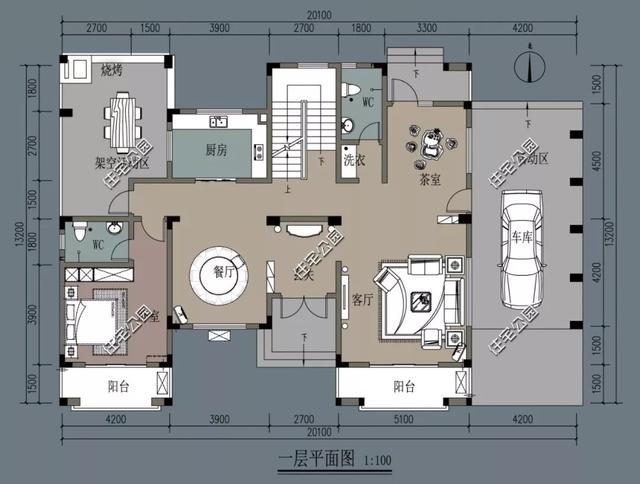 精選22套農(nóng)村別墅設(shè)計(jì)圖，帶半開(kāi)放式車(chē)庫(kù)，隨便建一棟，十里八鄉(xiāng)的人都繞路來(lái)看。