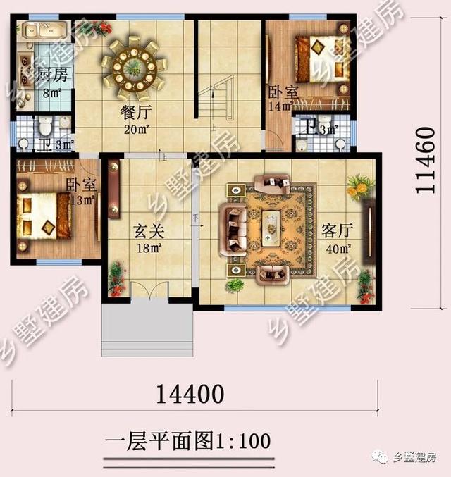 35萬三層高貴典雅三層小樓設(shè)計圖，不僅造價經(jīng)濟，還帶雙露臺、茶室設(shè)計，完美到極致！