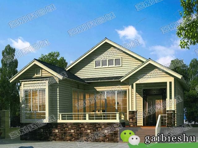 17萬一層農村自建房，戶型設計十分獨特， 實用且美觀。