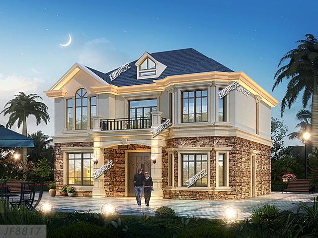 二層歐式別墅，氣質(zhì)非常的突出，鄰居天天來串門！