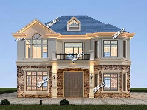 二層歐式別墅，氣質(zhì)非常的突出，鄰居天天來串門！