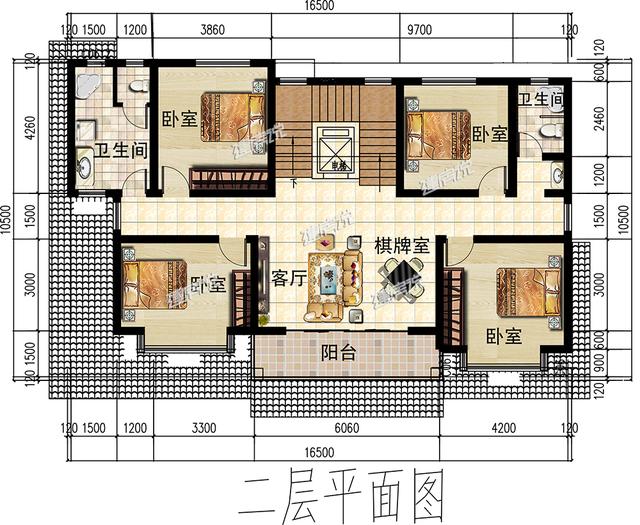 左右對稱的三層兄弟雙拼，別墅外觀秀氣，非常漂亮，家里有二胎的圖紙收藏好了