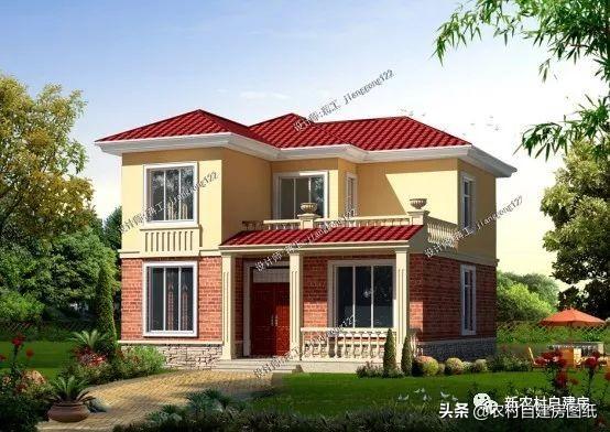 占地110平三款農(nóng)村自建房，外觀舒適大氣，室內(nèi)布局也是好戶型，造價(jià)也不高。