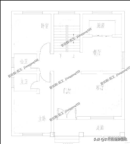 占地110平三款農(nóng)村自建房，外觀舒適大氣，室內(nèi)布局也是好戶型，造價(jià)也不高。