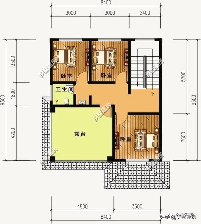 復(fù)古別致三層農(nóng)村樓房設(shè)計圖，28萬就能蓋，城里人看了都羨慕。