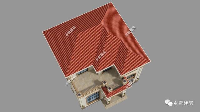 14.7×16.2米三層歐式別墅設計圖，簡約而不簡單，挑空客廳設計，這樣的房子真的美極了