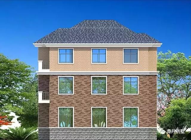 占地131平三層小別墅設(shè)計圖，時尚亮麗，帶大露臺，非常實(shí)用。