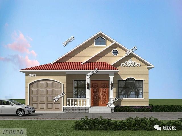 占地149平實(shí)用兩層別墅設(shè)計(jì)圖，造型獨(dú)特，26萬拿下，村里人人都來串門。