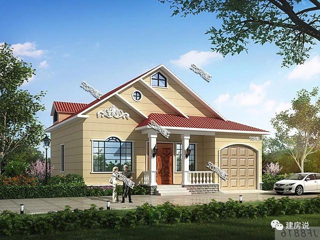 占地149平實(shí)用兩層別墅設(shè)計(jì)圖，造型獨(dú)特，26萬拿下，村里人人都來串門。