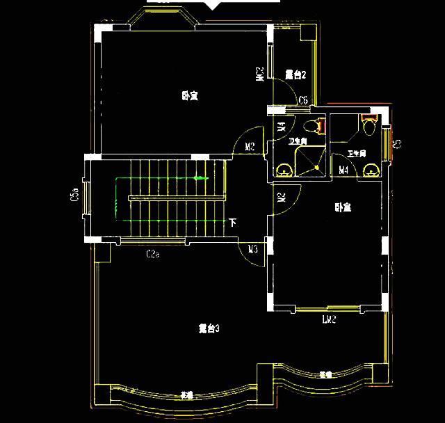 兩棟占地不足100平米的三層自建房，簡(jiǎn)單實(shí)用，適合農(nóng)村自建。