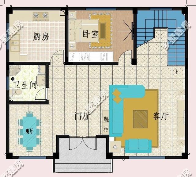 三層現代風農村自建別墅，主體造價只要36萬元，鄰居們都來串門。