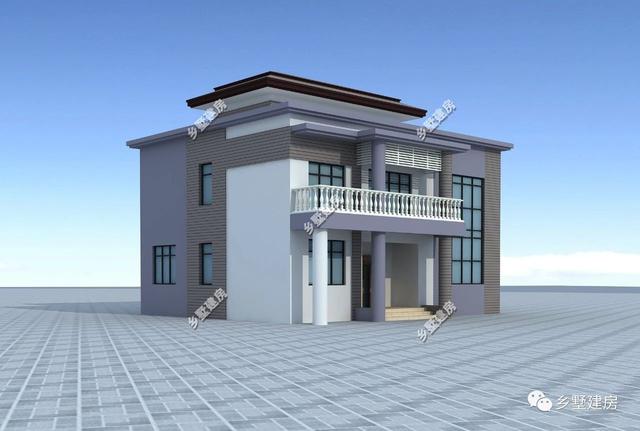 三層現代風農村自建別墅，主體造價只要36萬元，鄰居們都來串門。