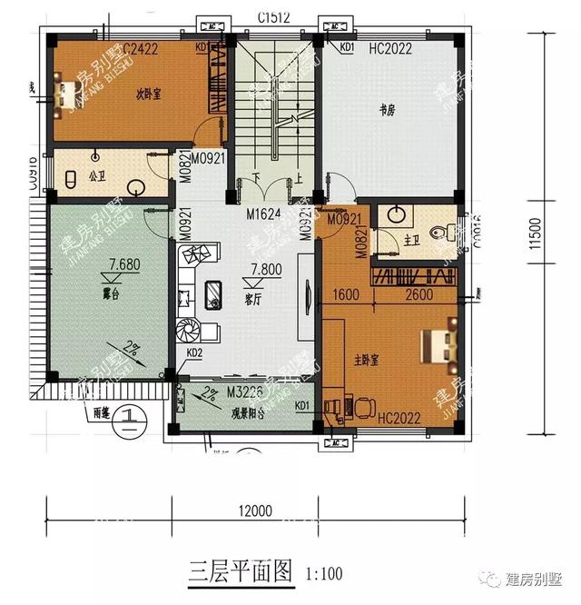 面寬都是12米的三層經(jīng)典自建房，雖然看著是簡單的，但是里面是溫馨的。