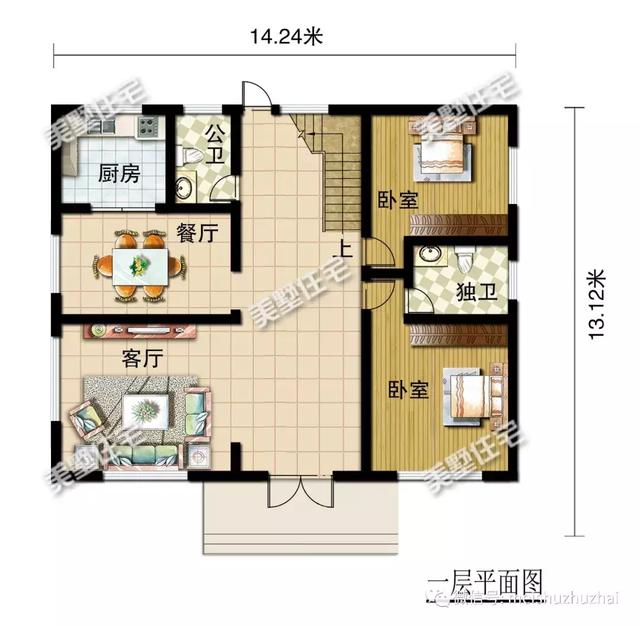 占地172平二層別墅，外觀清爽簡潔，內部實用舒適，不要錯過了！