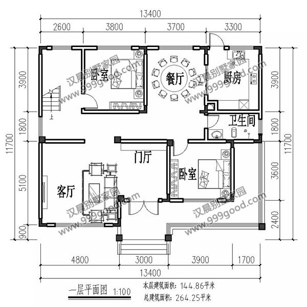 新款二層農(nóng)村小別墅，兩種方案設(shè)計，車庫+堂屋+復(fù)式中空，你喜歡嗎？