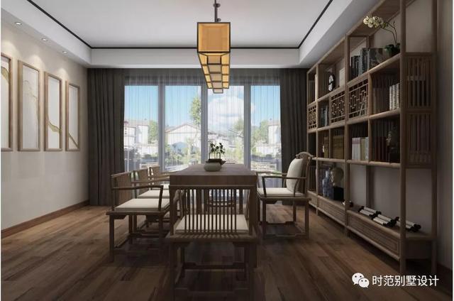 二層鄉(xiāng)村歐式小樓設(shè)計(jì)圖，溫馨舒適，帶車庫，方便出行。