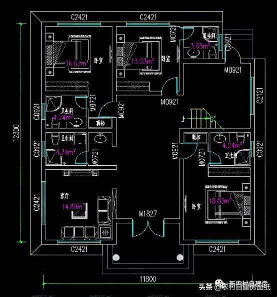 4套中式農(nóng)村別墅設(shè)計(jì)圖，詮釋了中式風(fēng)格的精髓，引發(fā)建房熱潮