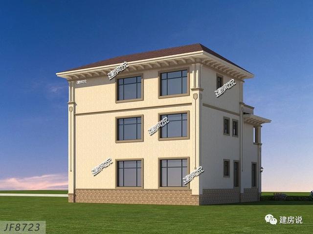 湖南李總私人定制三層別墅設(shè)計圖，經(jīng)典耐看，新年建新房選這款戶型錯不了。