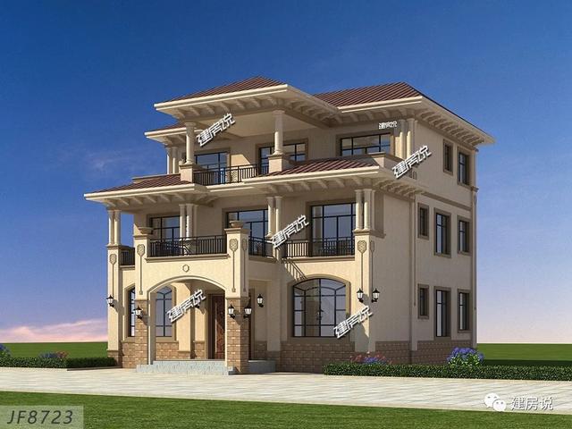 湖南李總私人定制三層別墅設(shè)計圖，經(jīng)典耐看，新年建新房選這款戶型錯不了。