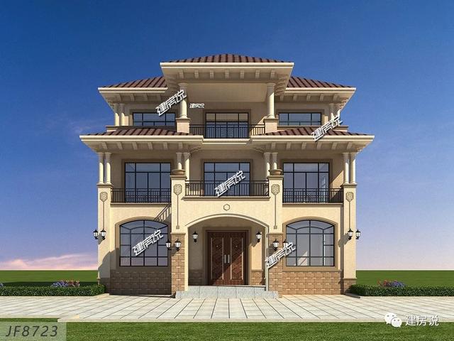 湖南李總私人定制三層別墅設(shè)計圖，經(jīng)典耐看，新年建新房選這款戶型錯不了。