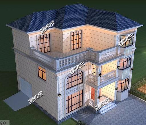 經(jīng)典歐式三層別墅設(shè)計(jì)圖，美觀大氣，老鄉(xiāng)們都搶著蓋。