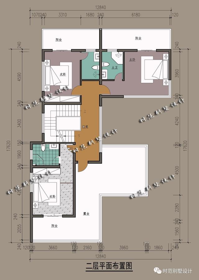 獨一無二的三層現(xiàn)代小樓設(shè)計圖，內(nèi)配多露臺陽臺,見了畢生難忘。