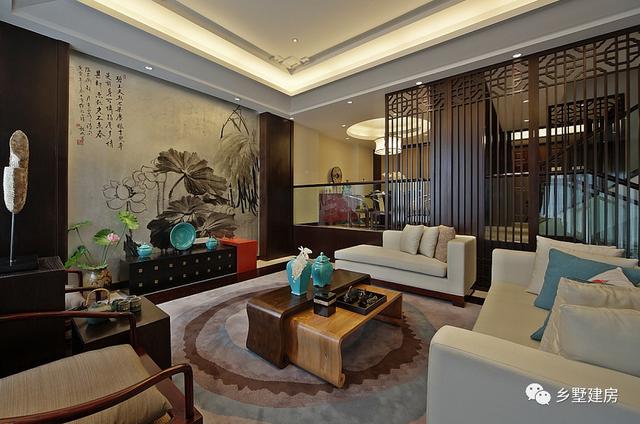 新中式二層小樓設(shè)計(jì)圖，帶車庫，設(shè)計(jì)新穎，經(jīng)濟(jì)實(shí)用，看完，你就信服了！