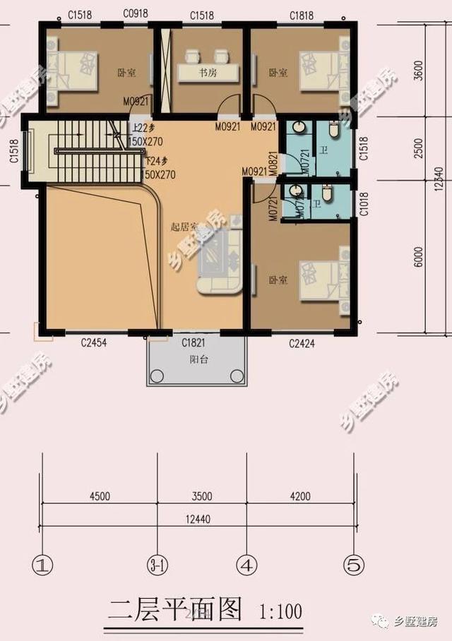 三層歐式農(nóng)村小別墅設(shè)計(jì)圖，時(shí)尚大氣，多窗設(shè)計(jì)，建上一棟比城里買房要好太多了！