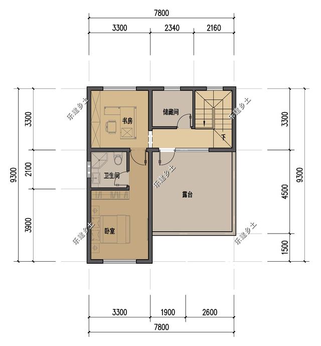占地72平的三層純白現(xiàn)代別墅圖，外觀錯落有致，簡潔大方，現(xiàn)代感十足。