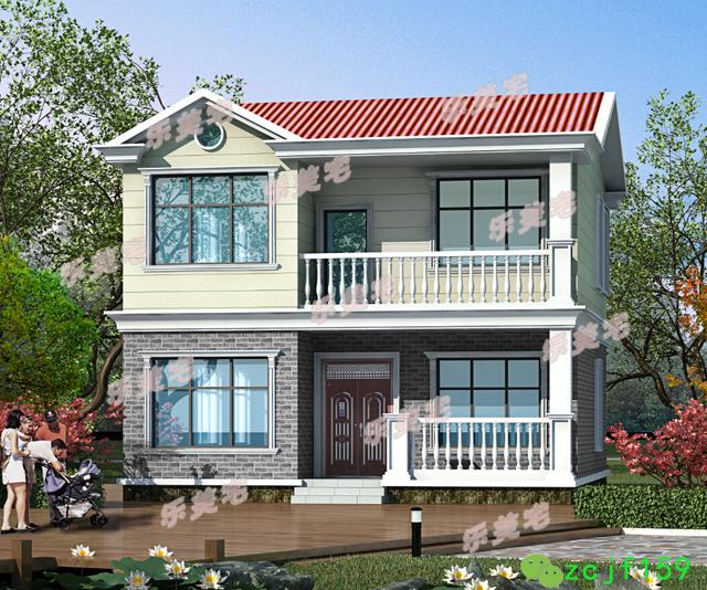 2款占地100平以內(nèi)的二層自建房設(shè)計(jì)圖，宅基地小但住著寬敞。