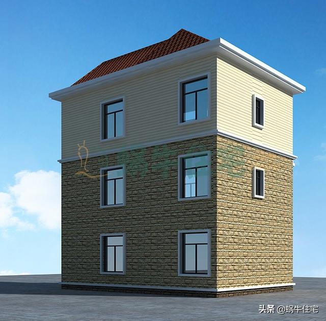 外觀非常氣派的三層小別墅設(shè)計(jì)圖，實(shí)用又美觀，讓人眼前一亮。