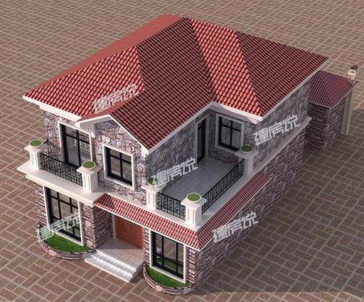 3套漂亮實(shí)用的農(nóng)村二層別墅設(shè)計(jì)圖，溫馨舒適，蓋好絕對(duì)成村里一直花！