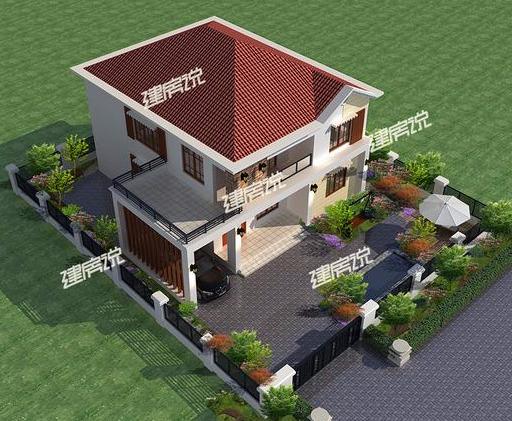 3套漂亮實(shí)用的農(nóng)村二層別墅設(shè)計(jì)圖，溫馨舒適，蓋好絕對(duì)成村里一直花！