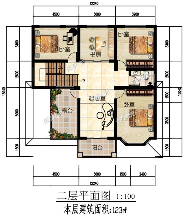 3套漂亮實(shí)用的農(nóng)村二層別墅設(shè)計(jì)圖，溫馨舒適，蓋好絕對(duì)成村里一直花！